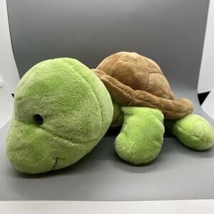 Russ Berrie Tuddles The Turtle Plush Toy Animal Floppy Cuddly 14” Length